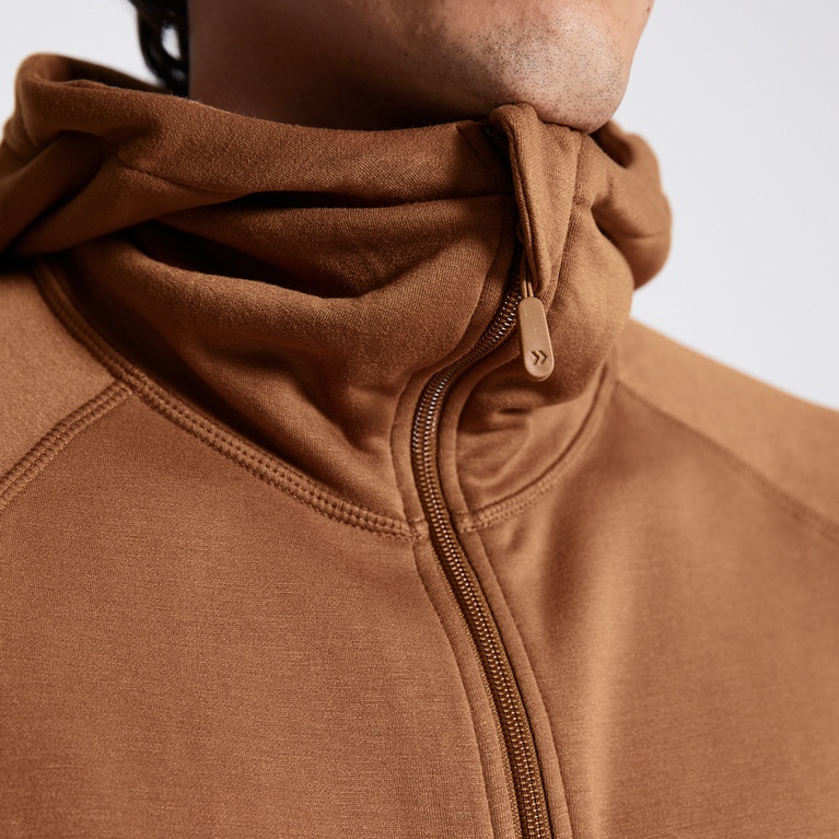 Functional hoodie "Vasared" Toffee
